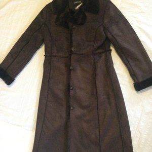 Gorge Women's long winter coats medium size brown original tag on